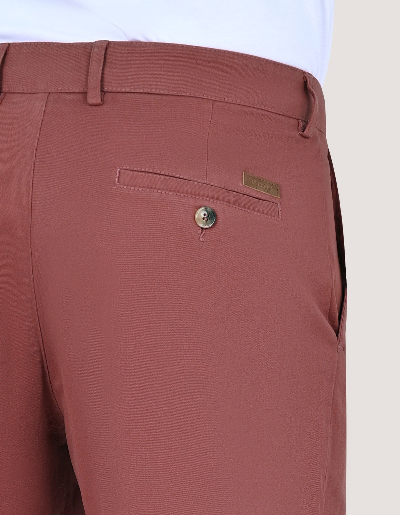 Medium Maroon Denim Shorts