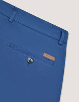 Medium Blue Cotton Blend Shorts