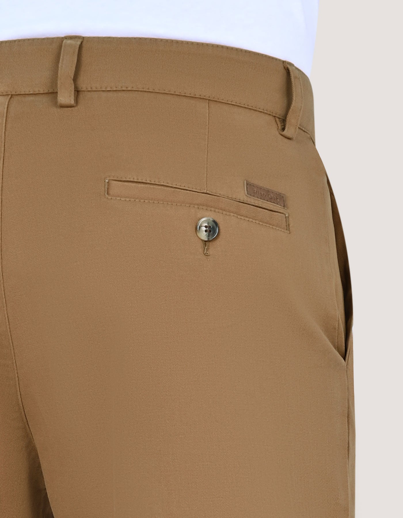 Rust Comfort Fit Denim Shorts