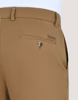 Rust Comfort Fit Denim Shorts