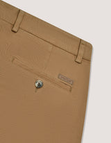 Rust Comfort Fit Denim Shorts