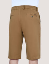 Rust Comfort Fit Denim Shorts
