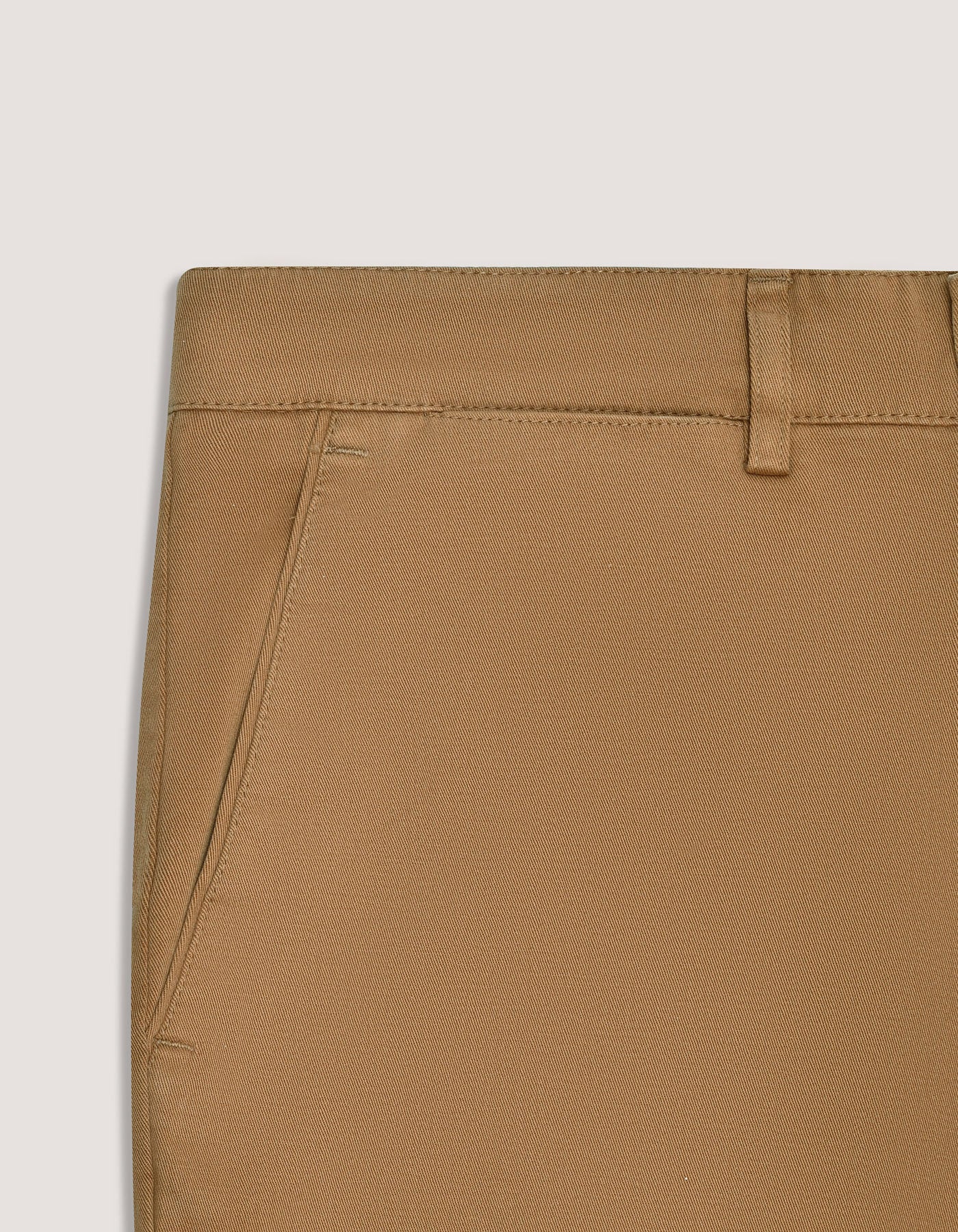 Rust Comfort Fit Denim Shorts