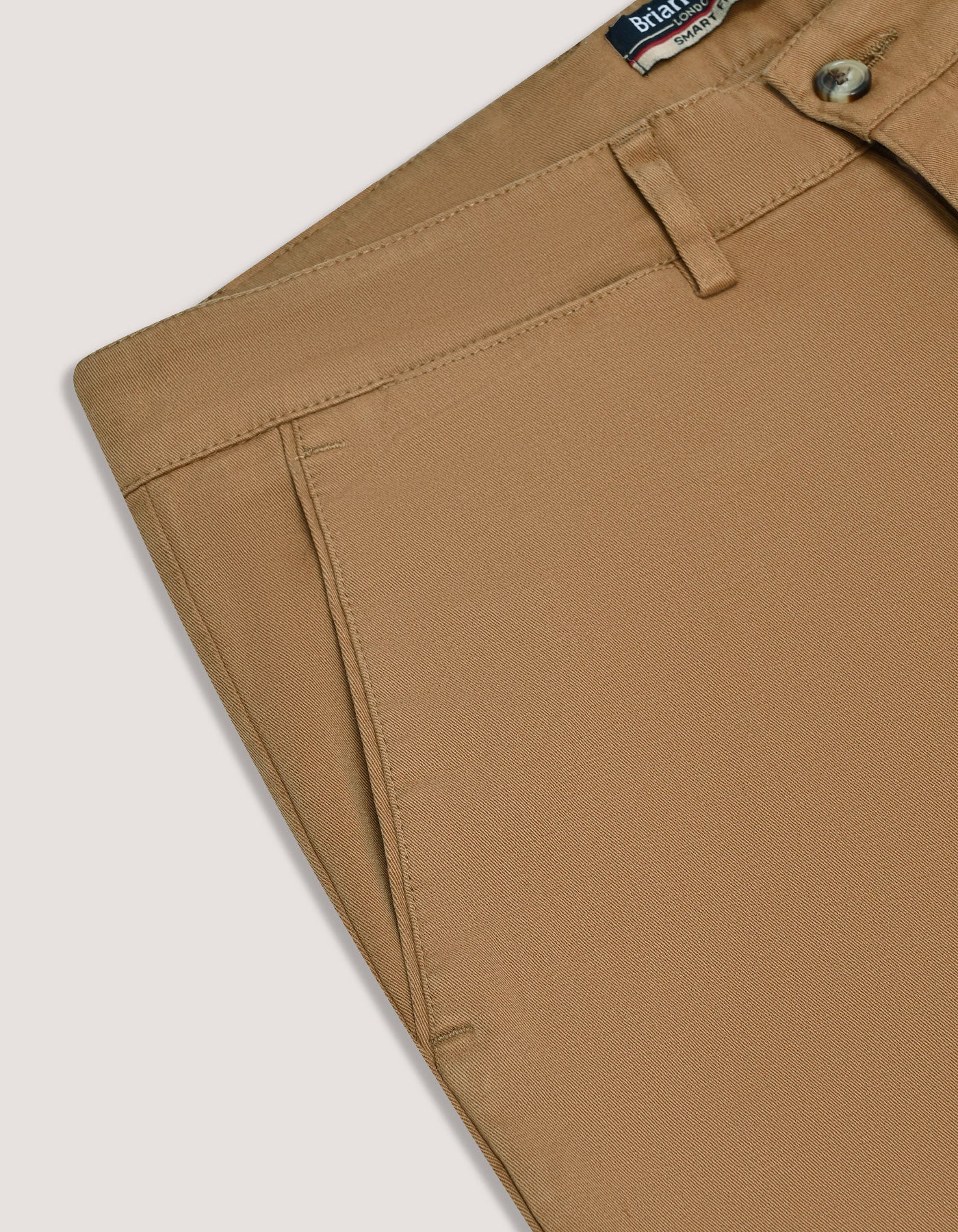 Rust Comfort Fit Denim Shorts
