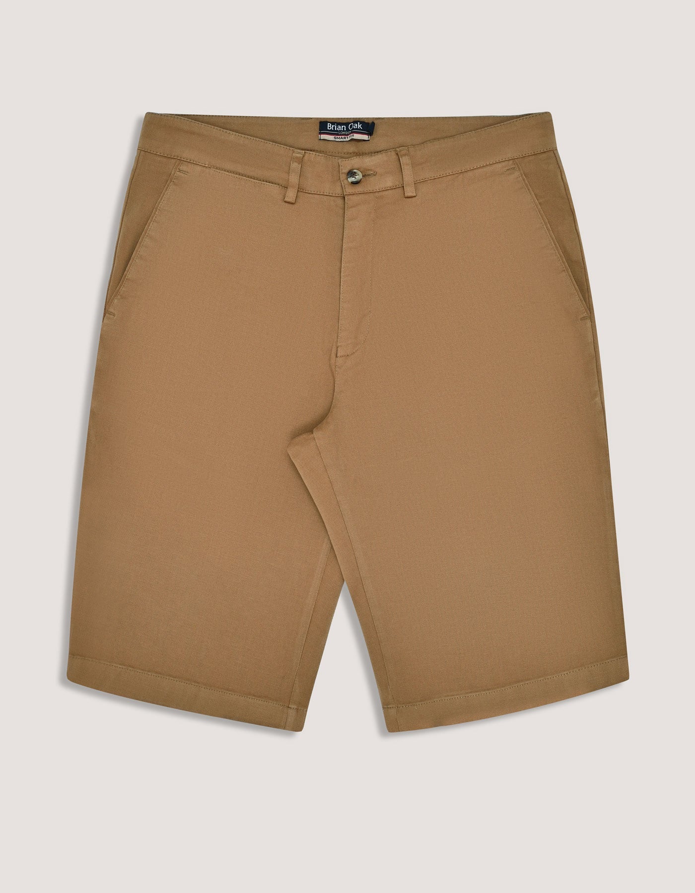 Rust Comfort Fit Denim Shorts