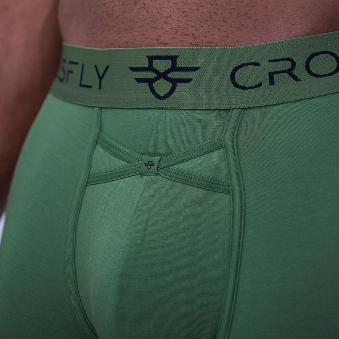 Lux Men's 7" Boxers - Olive/Black