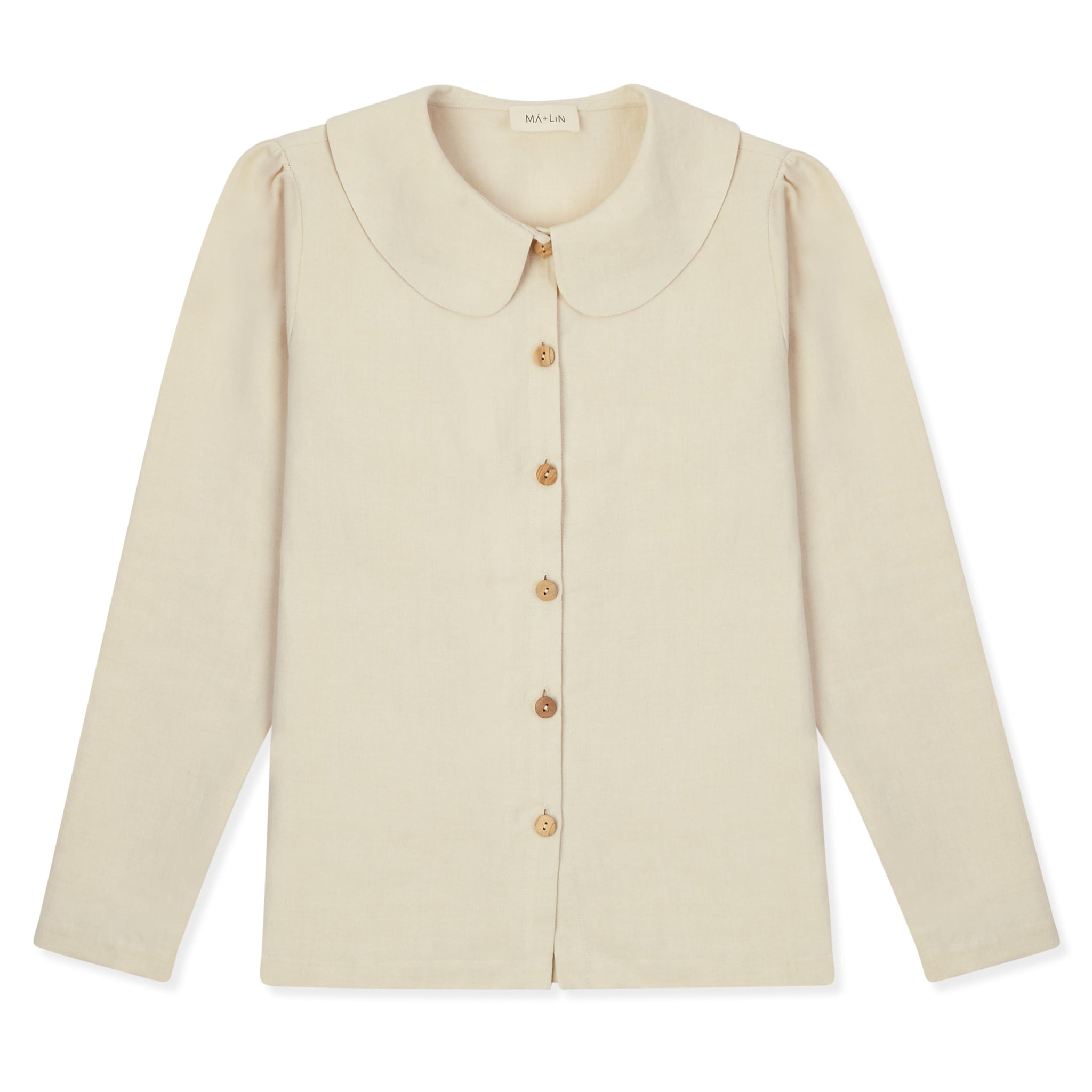 Claudine Linen Blouse  - Natural
