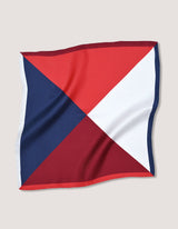 Multicolour Plain Designer Silk Pocket Square-