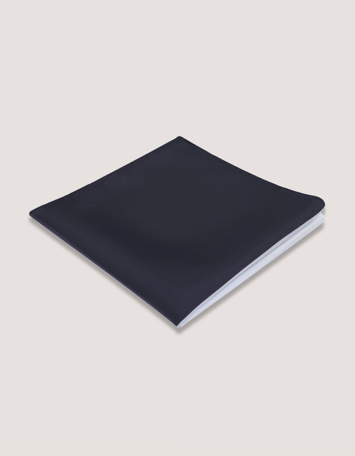Grey and Black Silk Pocket Square