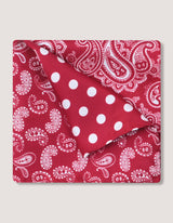 Maroon Pure Silk Pocket Square