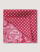 Maroon Pure Silk Pocket Square