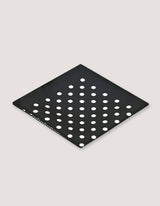 Black & White Dotted Silk Pocket Square