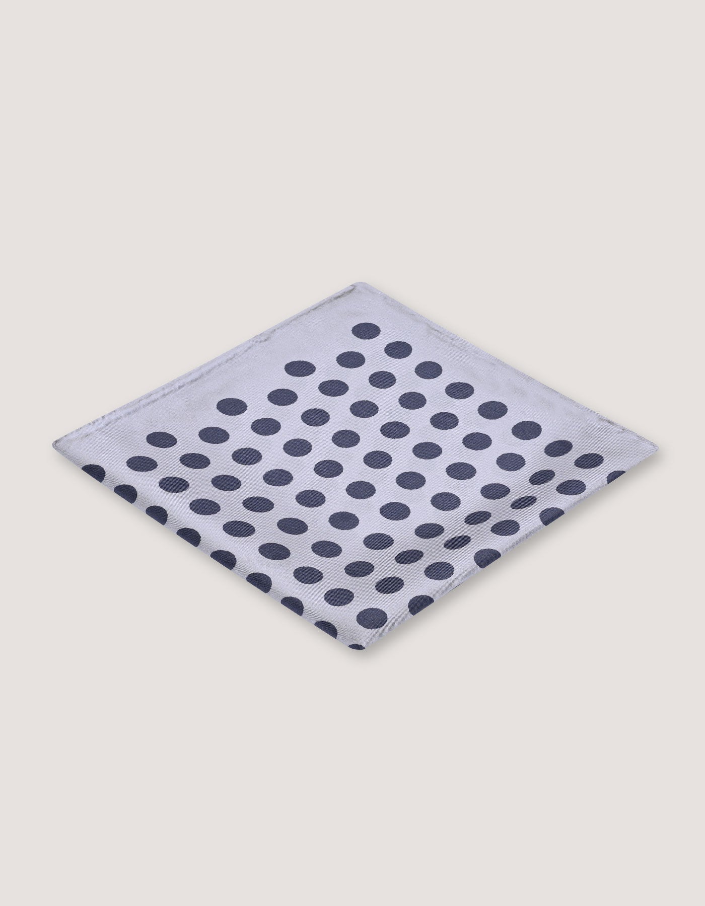 Light Lilac Dotted Silk Pocket Square