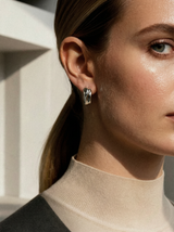 Milos Wave Hoops | Sterling Silver