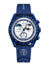 Swatch x Omega Bioceramic Moonswatch Mission to Earthphase – Moonshine Gold (SO33N702L) - 'HARVEST MOON'