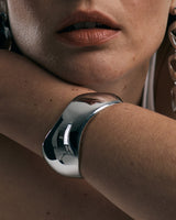 Milos Sculpted Cuff | Sterling Silver
