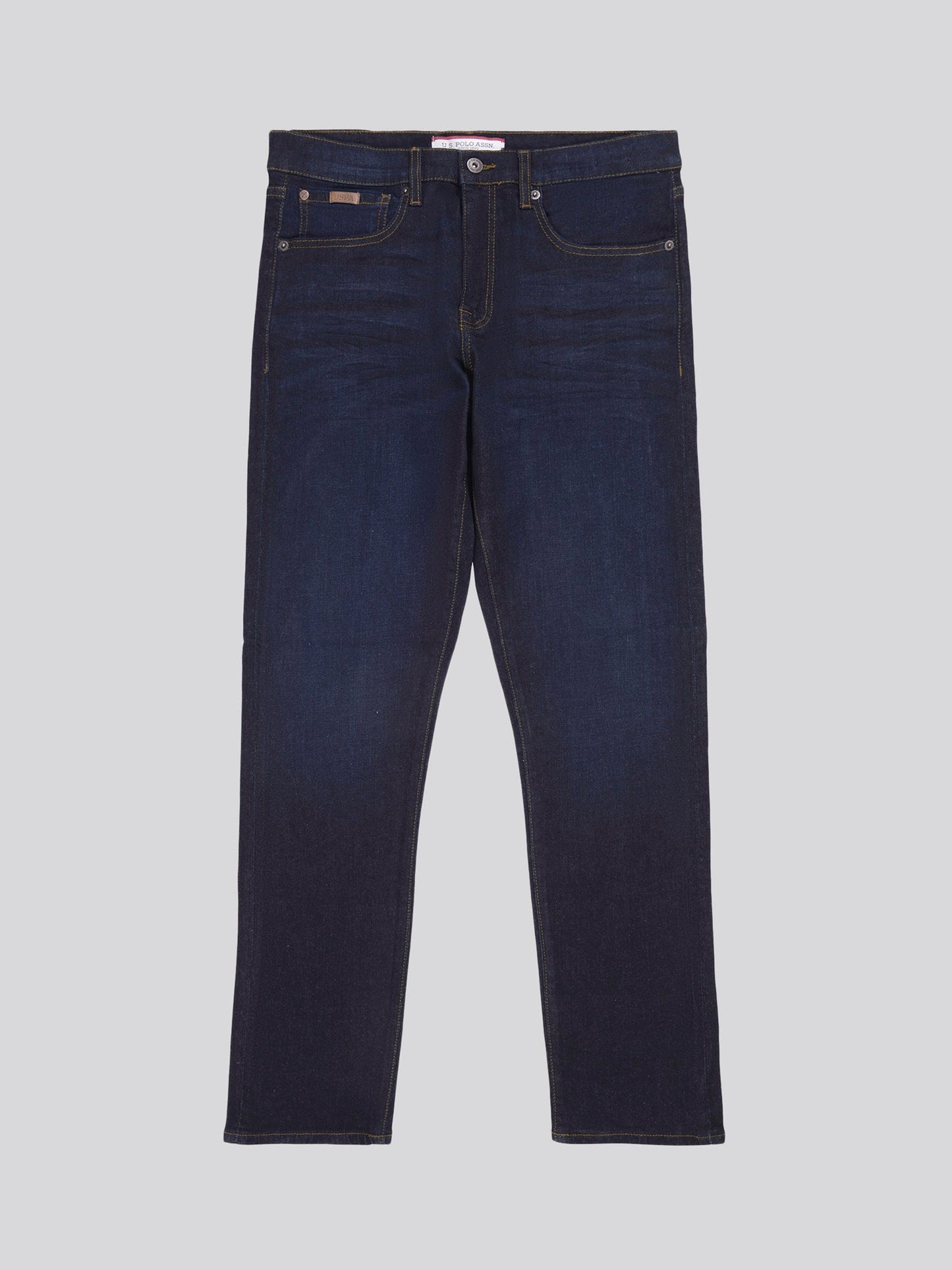 Mens 5 Pocket Slim Fit Denim Jeans in Rinse Wash