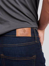 Mens 5 Pocket Regular Fit Denim Jeans in Rinse Wash