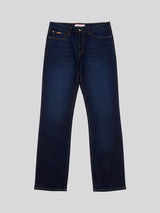 Mens 5 Pocket Regular Fit Denim Jeans in Rinse Wash