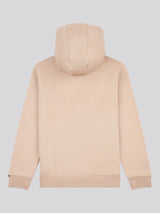 Mens Rider Brush Back Hoodie in Doeskin