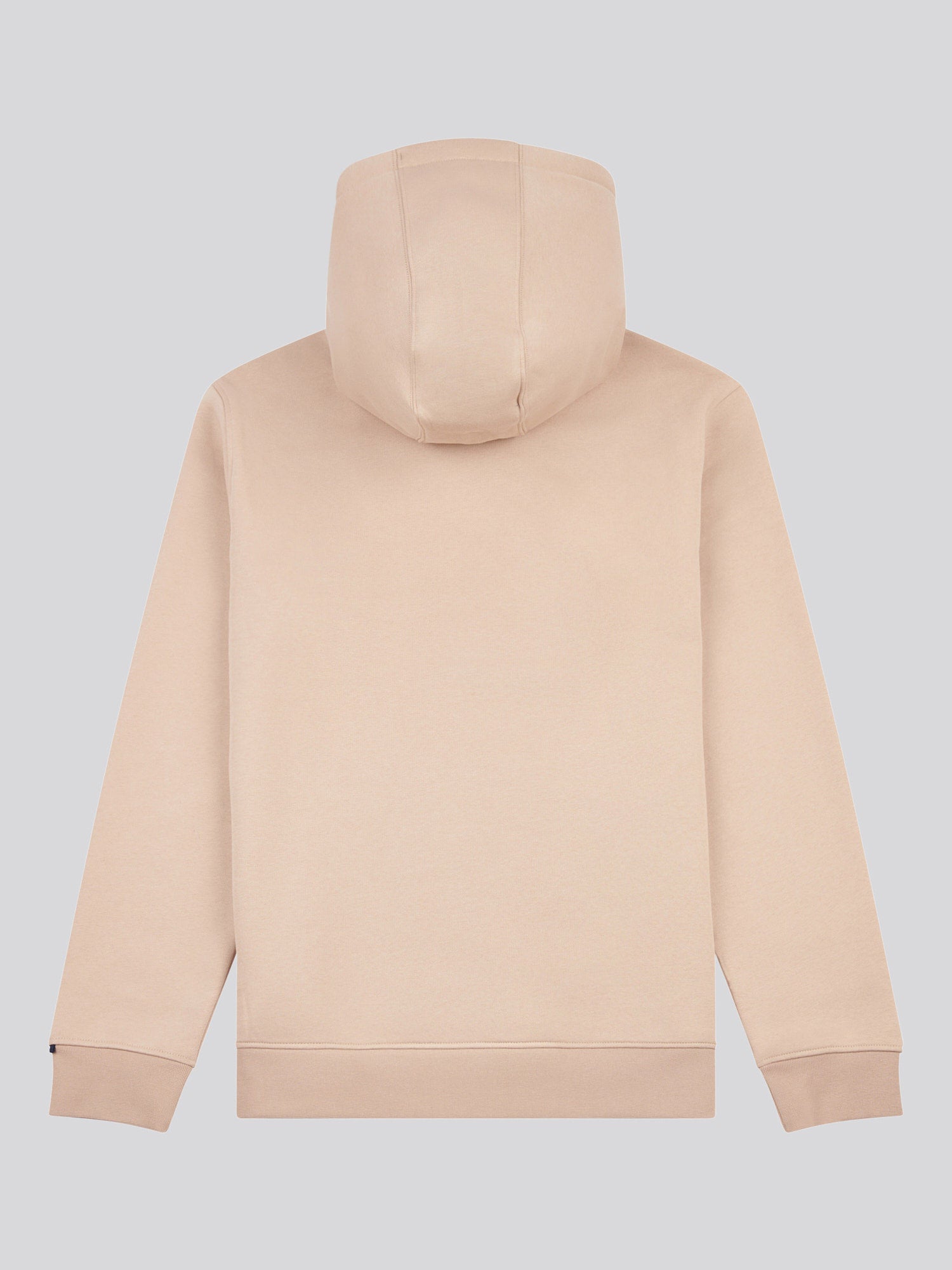 Mens Rider Brush Back Hoodie in Doeskin
