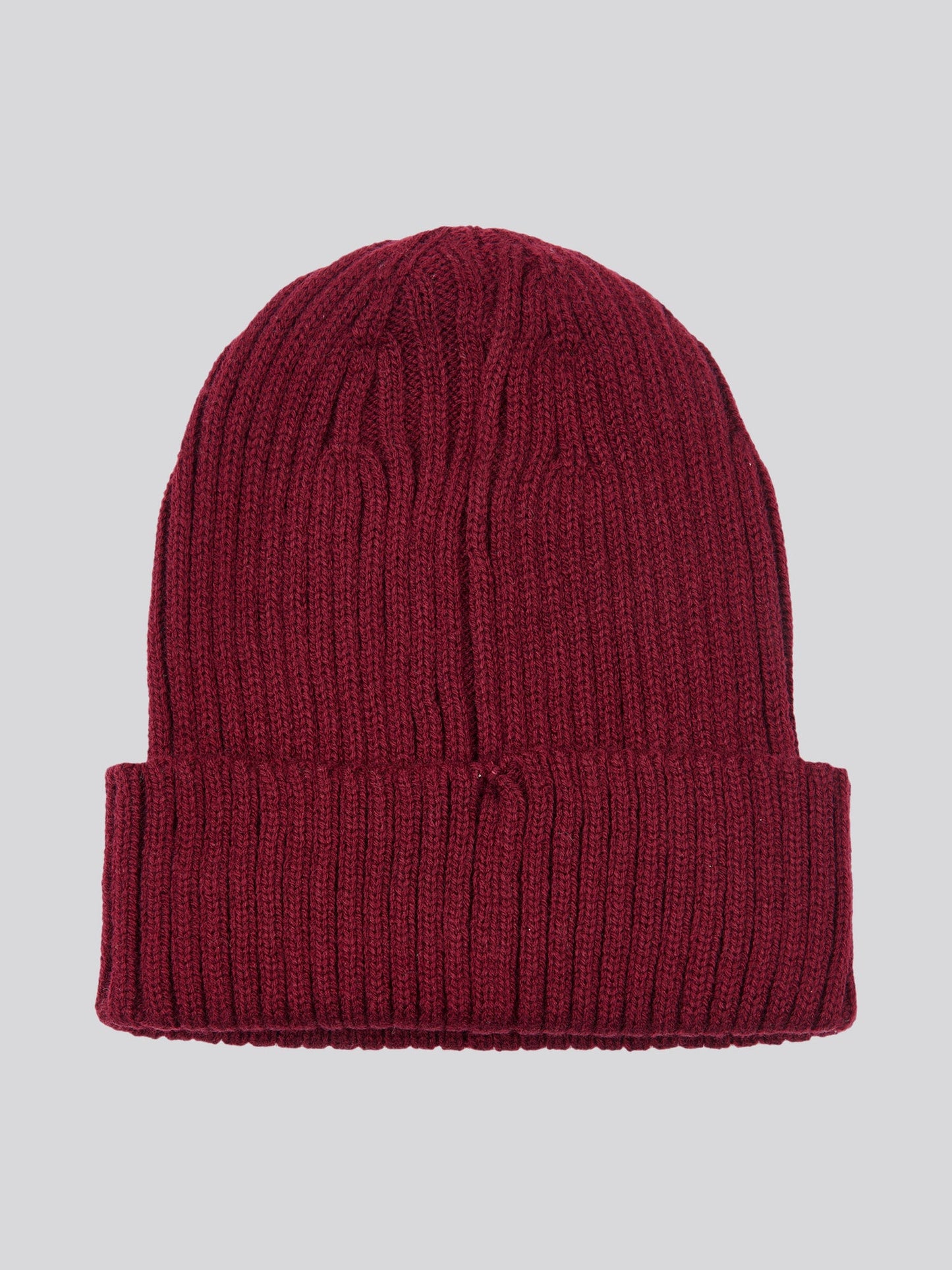 Chunky Rib Beanie in Windsor Wine