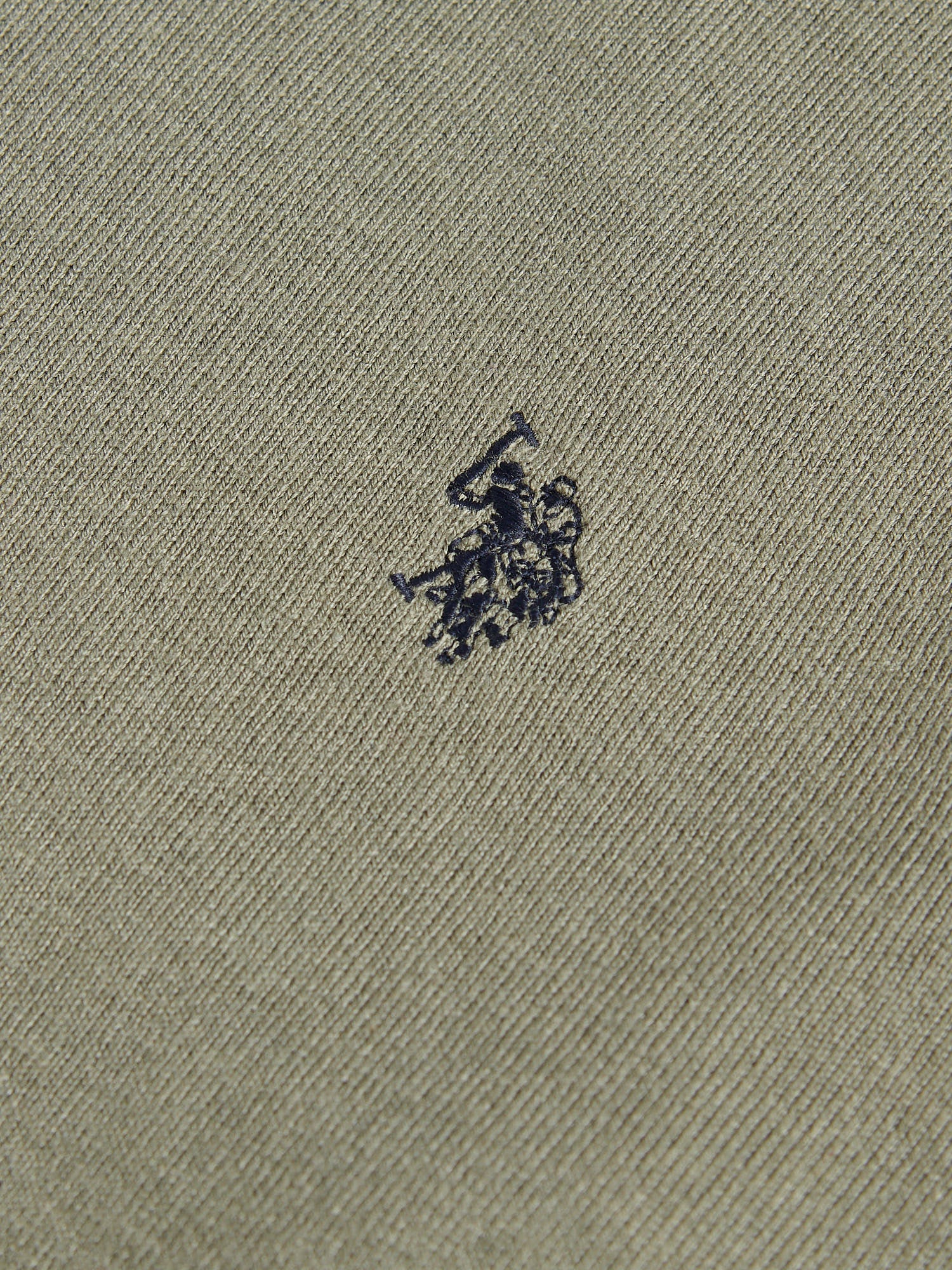 Mens Cotton Crewneck in Mulled Basil
