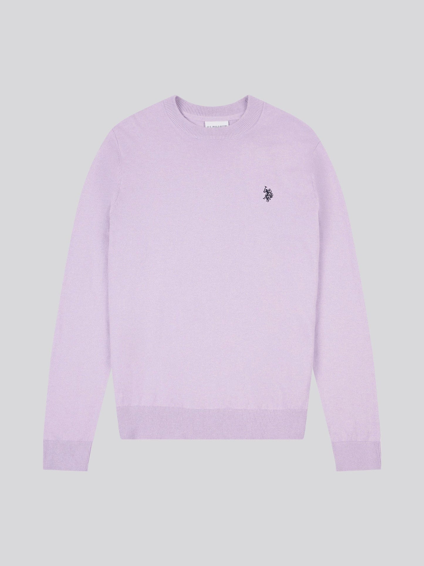 Mens Cotton Crewneck in Lilac Breeze