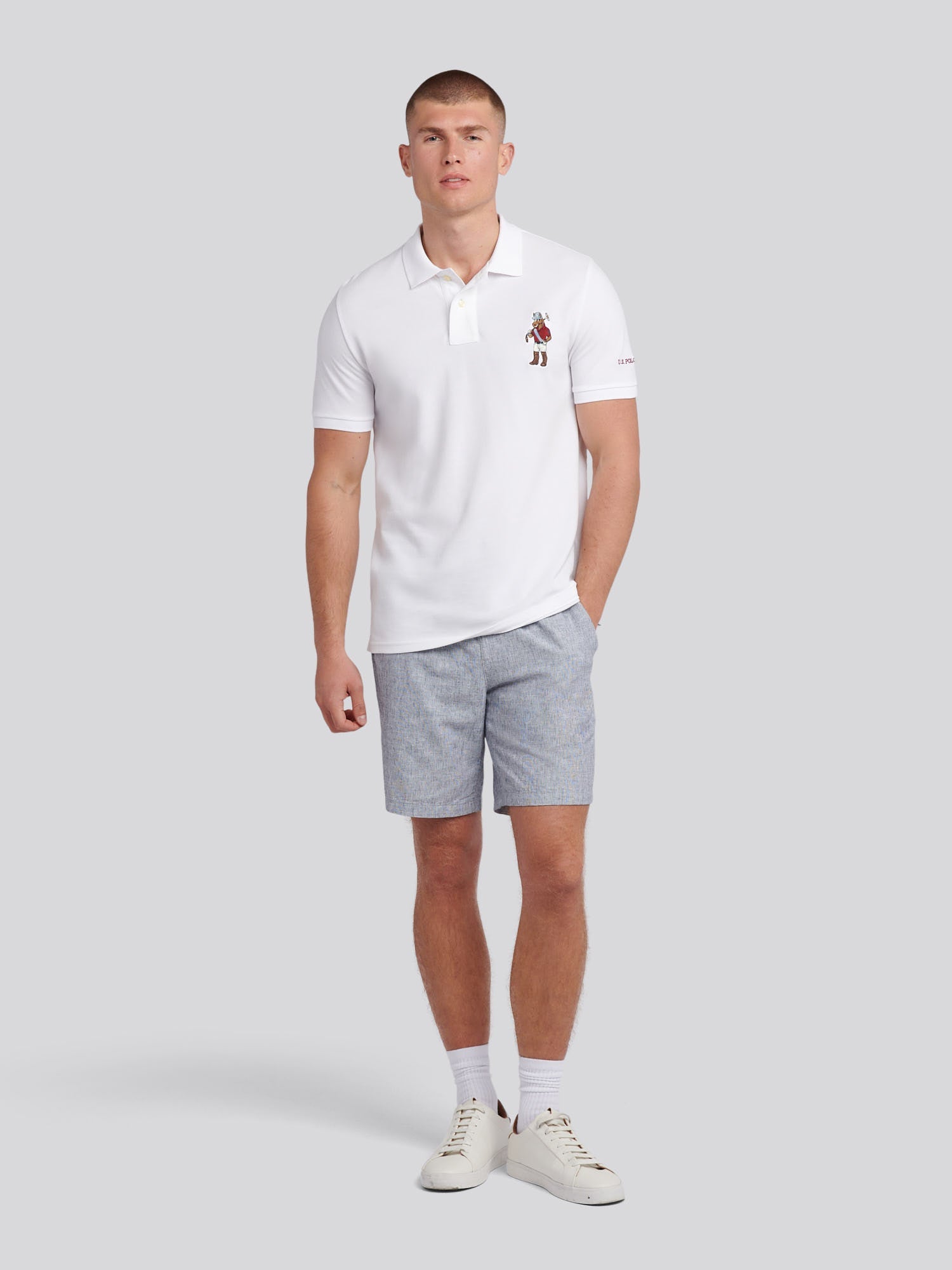 Mens Chuck Polo Shirt Bright White