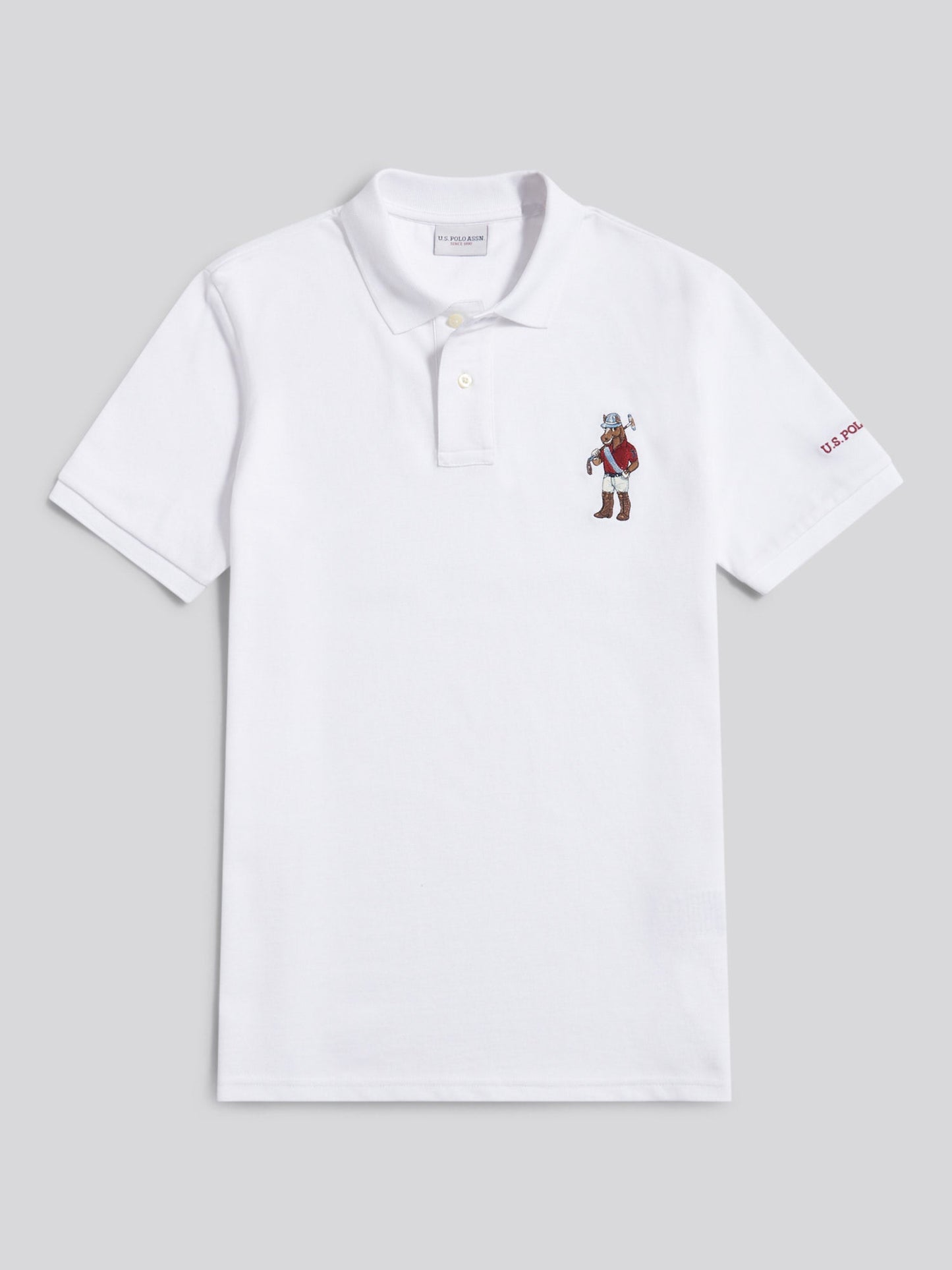 Mens Chuck Polo Shirt Bright White