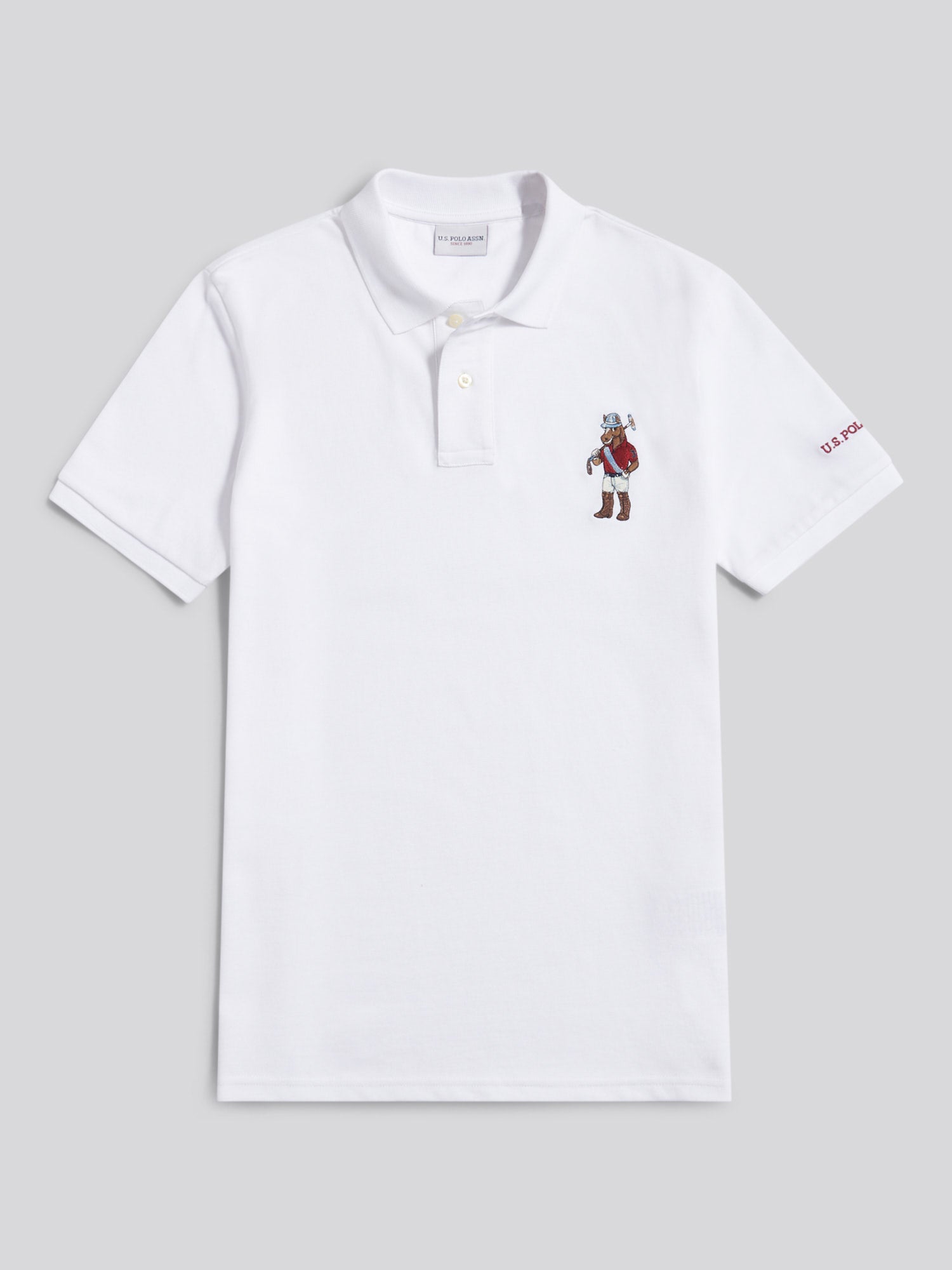 Mens Chuck Polo Shirt Bright White
