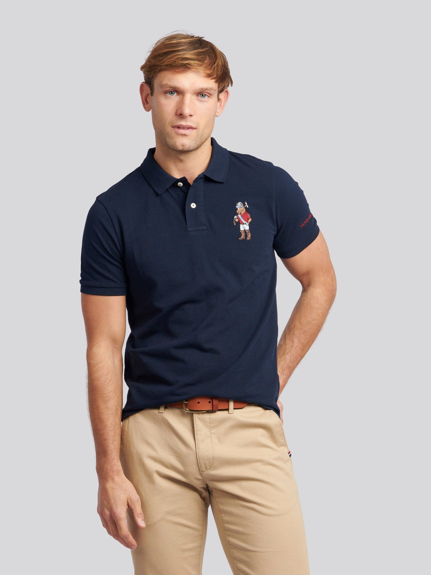 Mens Chuck Polo Shirt Dark Sapphire Navy