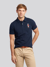 Mens Chuck Polo Shirt Dark Sapphire Navy