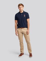 Mens Chuck Polo Shirt Dark Sapphire Navy