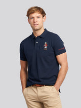 Mens Chuck Polo Shirt Dark Sapphire Navy