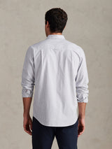 Mens Oxford Stripe  Shirt Blue Yonder