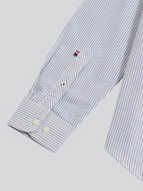 Mens Oxford Stripe  Shirt Blue Yonder