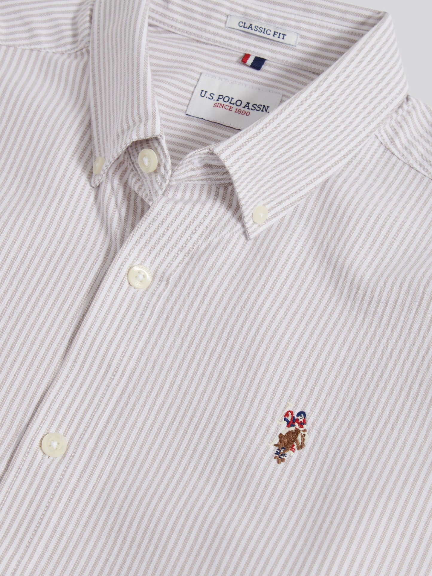 Mens Oxford Stripe  Shirt Atmosphere