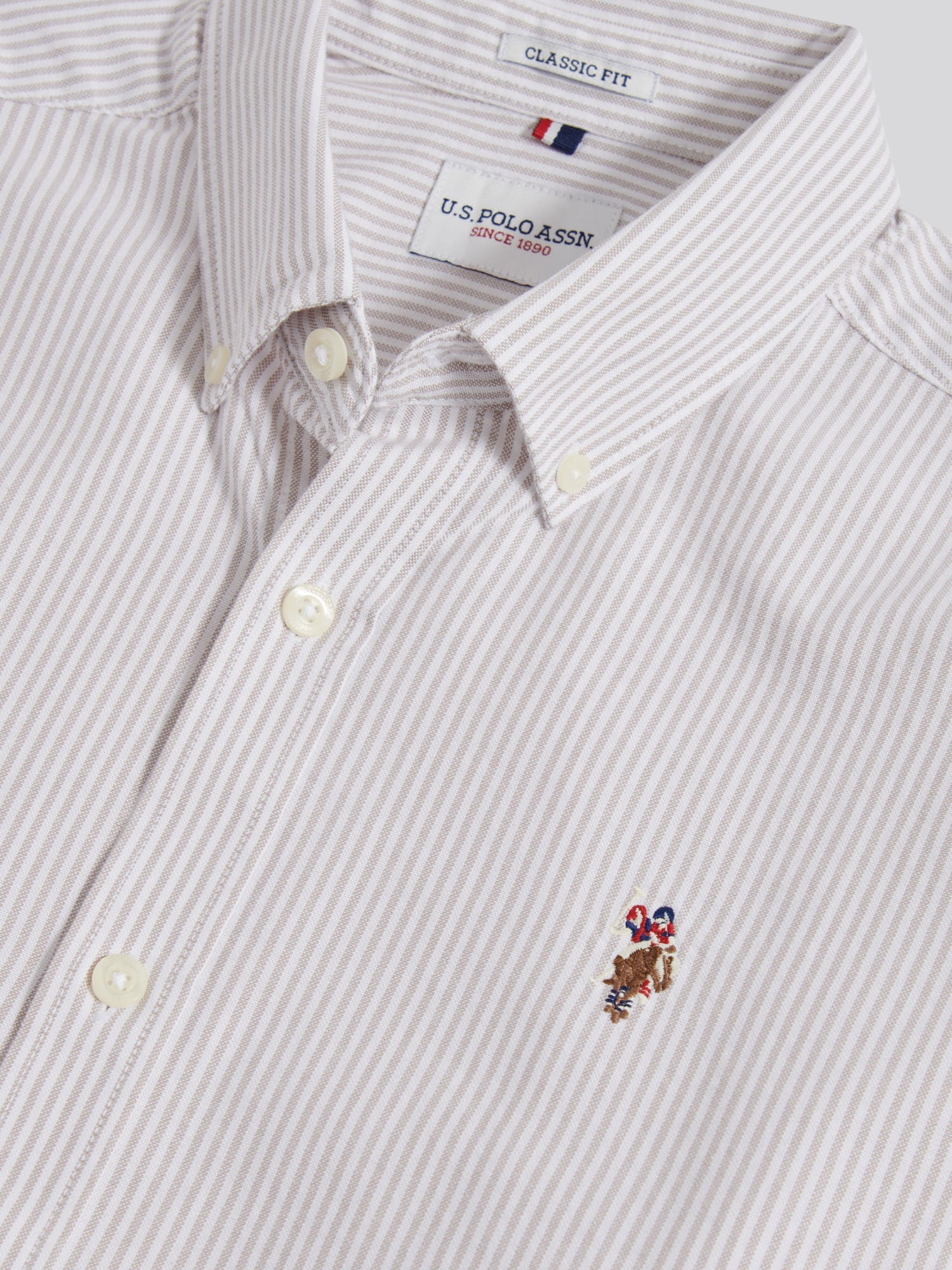 Mens Oxford Stripe  Shirt Atmosphere