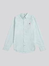 Mens Oxford Stripe  Shirt Ice Green