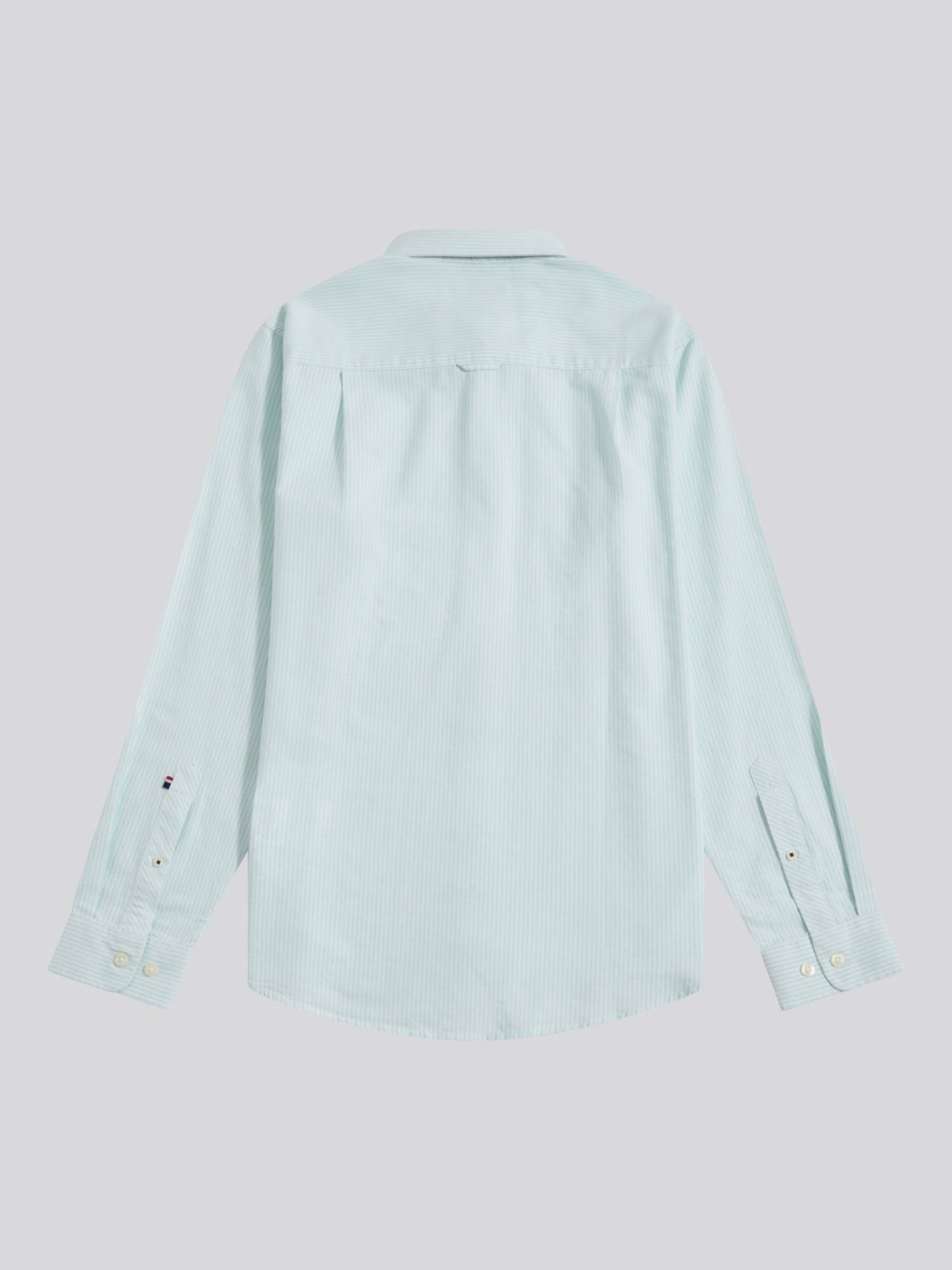 Mens Oxford Stripe  Shirt Ice Green