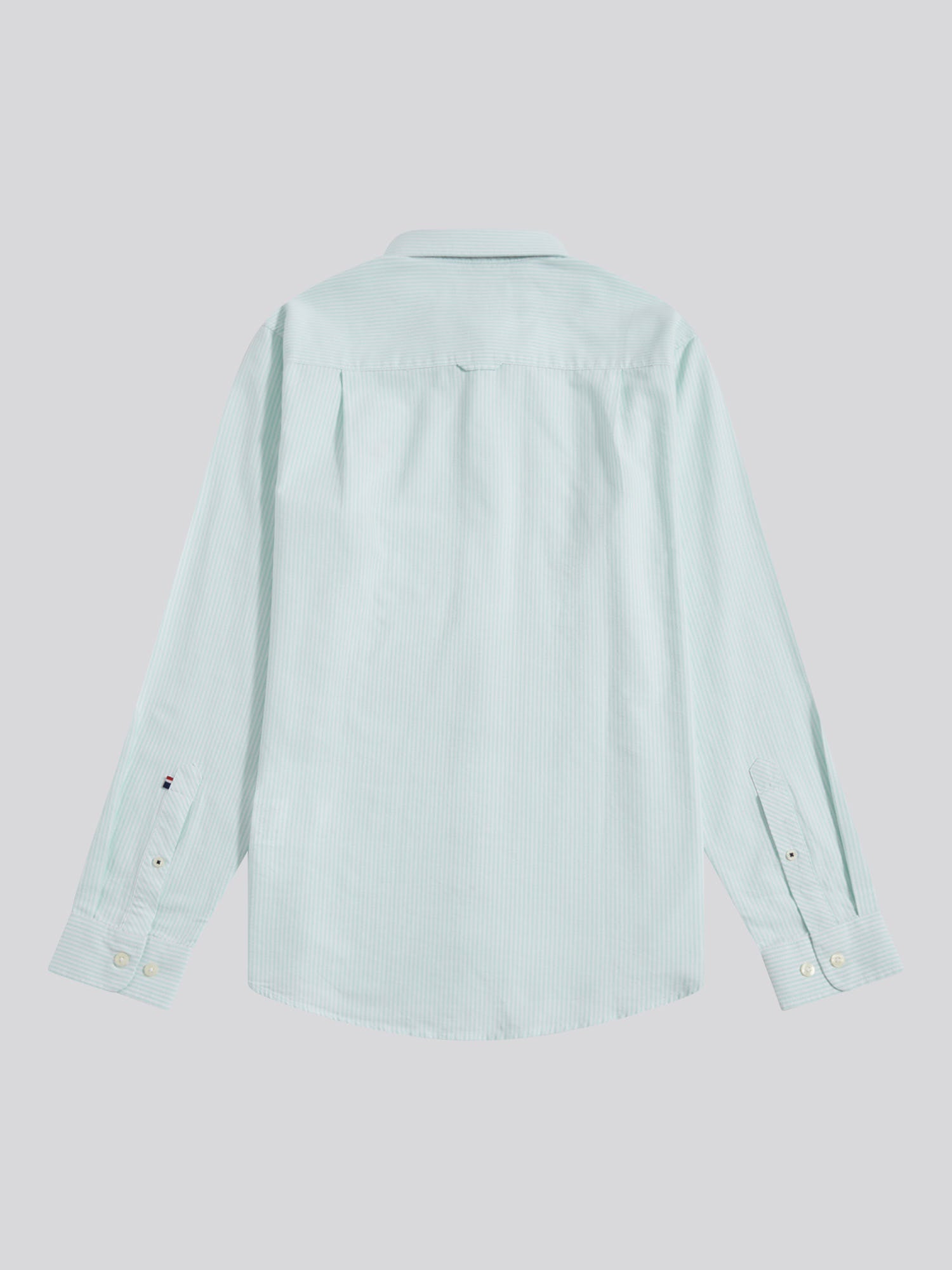 Mens Oxford Stripe  Shirt Ice Green