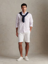 Mens Oxford Stripe  Shirt Lilac Breeze