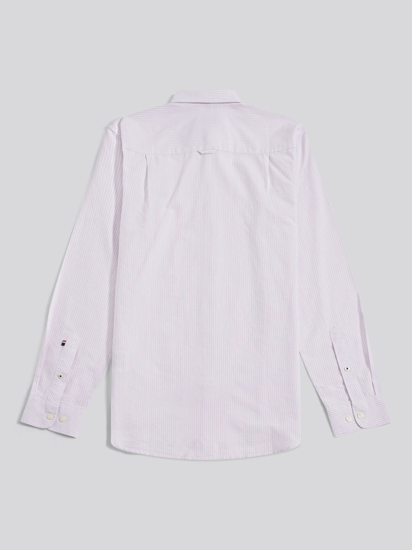 Mens Oxford Stripe  Shirt Lilac Breeze