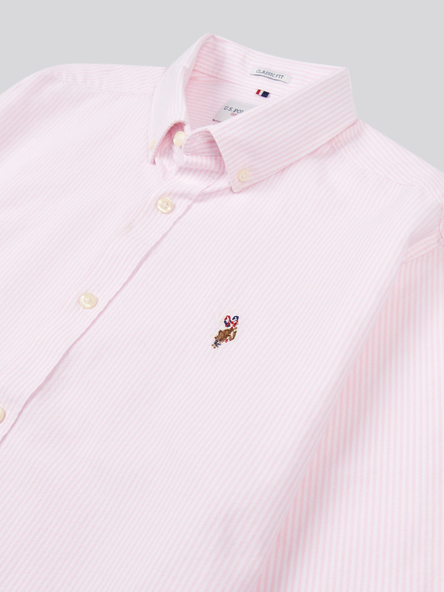 Mens Oxford Stripe  Shirt Tickled Pink