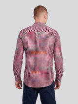 Mens Gingham Shirt in Multi