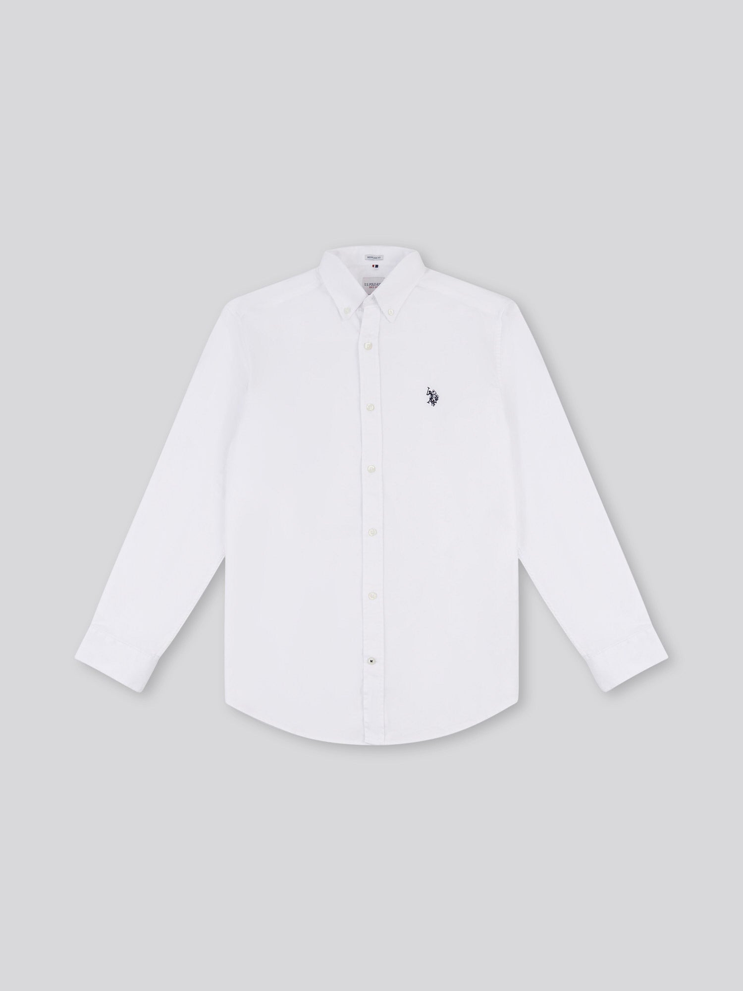 Mens Peached Oxford Shirt Bright White