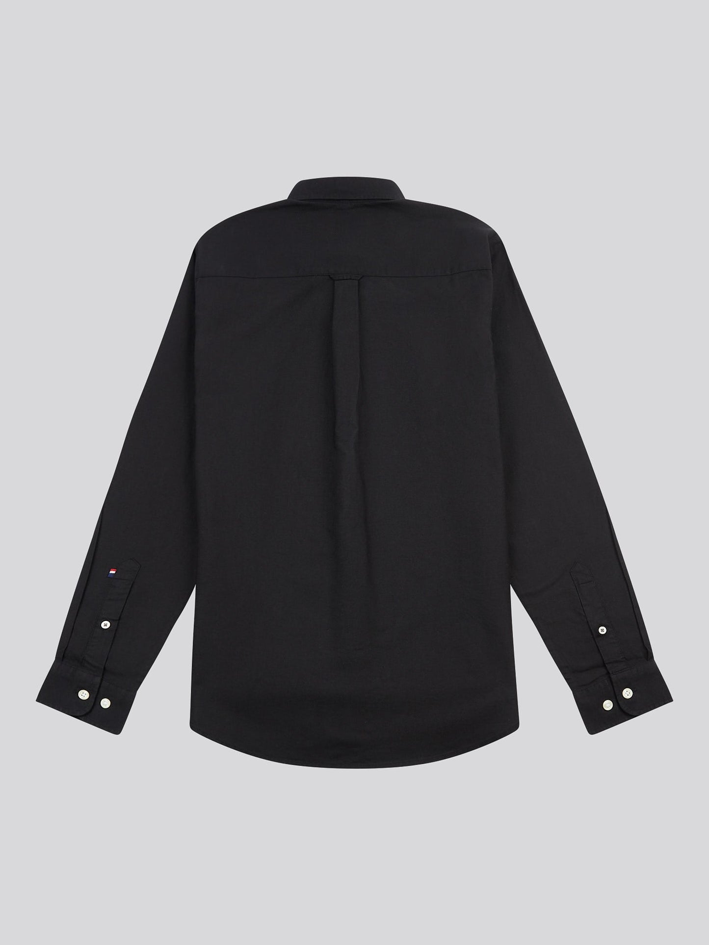 Mens Peached Oxford Shirt Black