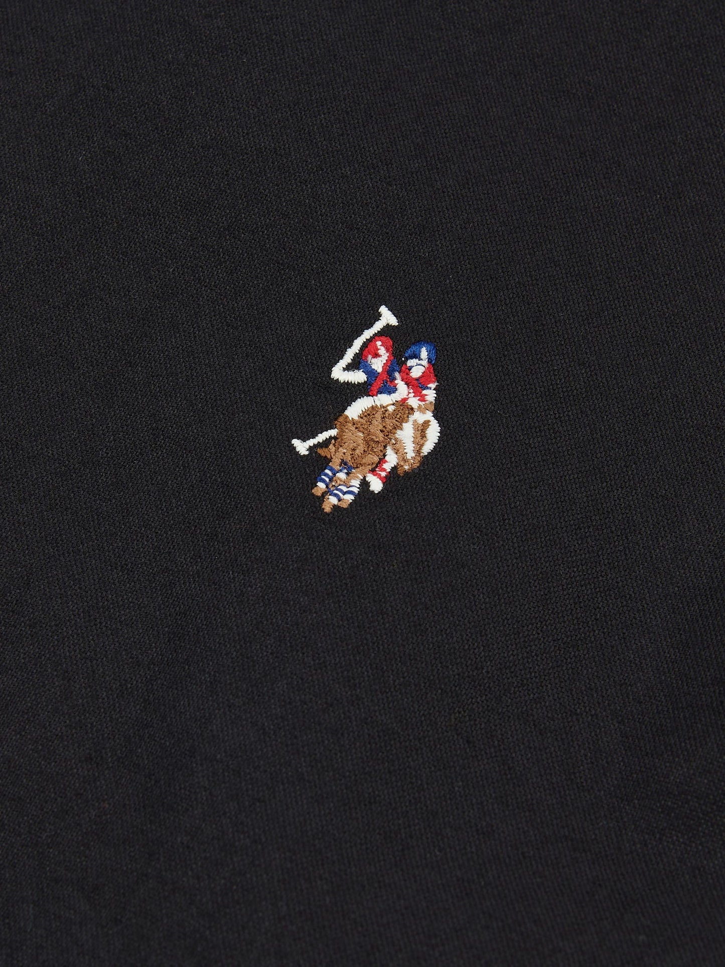 Mens Peached Oxford Shirt Black
