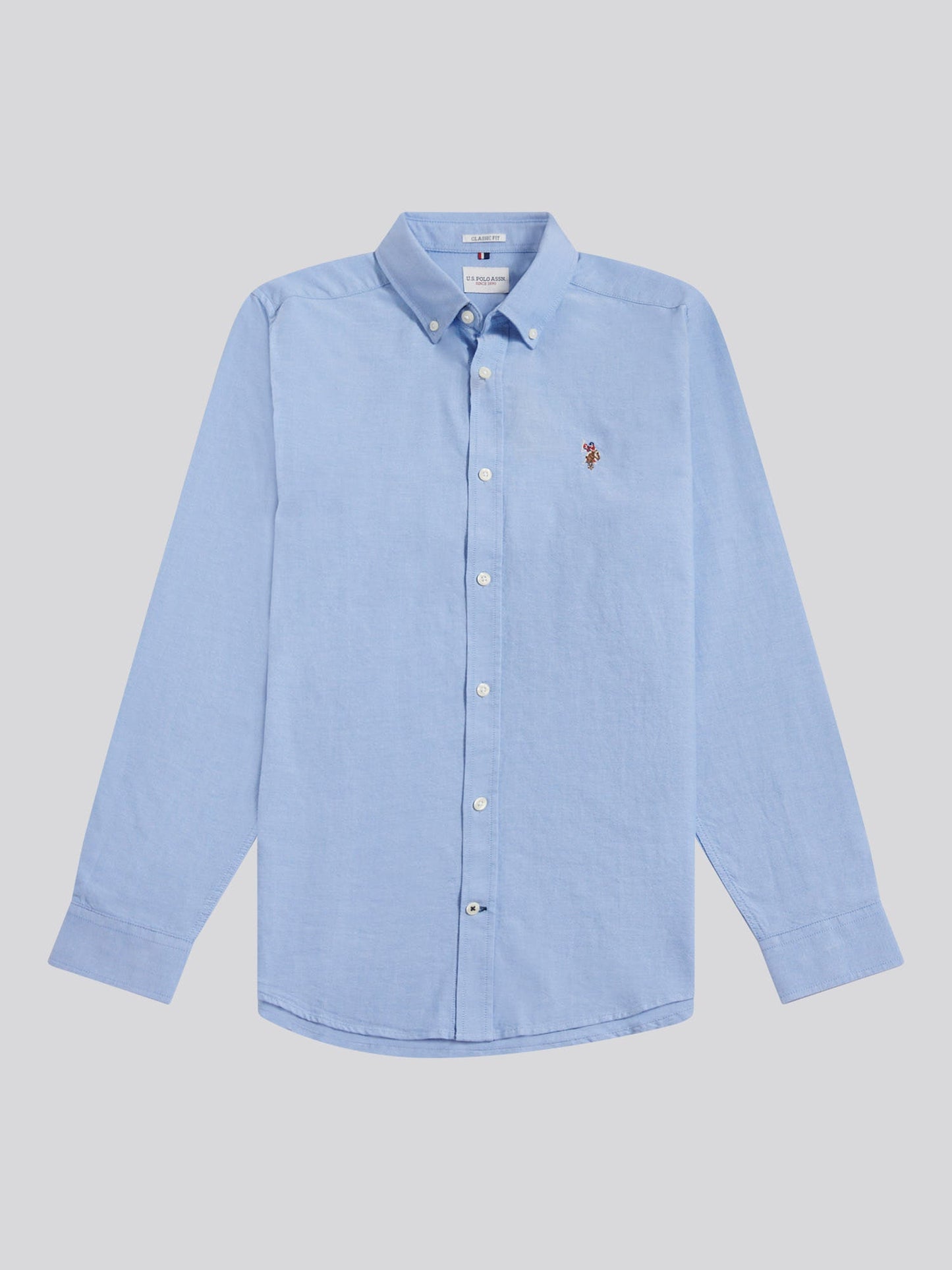 Mens Peached Oxford Shirt Blue Yonder